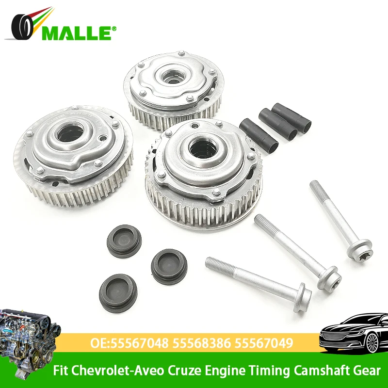 Engine Timing Camshaft Gear For Chevrolet Aveo Cruze Sonic Opel Vauxhall OE:55567048 55568386 55567049 Original Intake Exhaust
Engine Timing Camshaft Gear For Chevrolet Aveo Cruze Sonic Opel Vauxhall OE:55567048 55568386 55567049 Original Intake Exhaust
