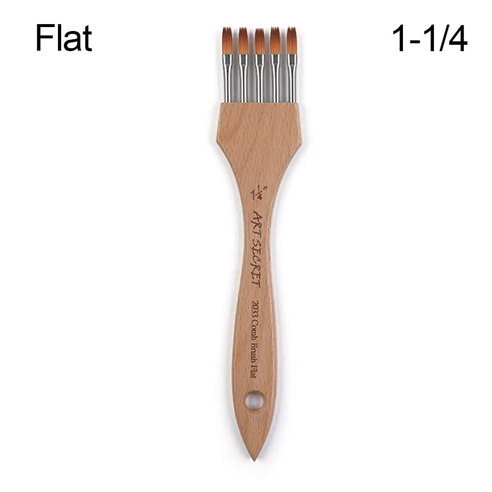 Круглая/плоская кисть-гребень с многочисленными зубцами, бамбуковая ручка, художественные принадлежности, кисть для акварели, нейлоновая кисть, кисть для рисования, акриловая кисть
Круглая/плоская кисть-гребень с многочисленными зубцами, бамбуковая ручка, художественные принадлежности, кисть для акварели, нейлоновая кисть, кисть для рисования, акриловая кисть