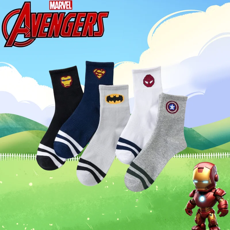 Marvel series cartoon The Avengers for boys and girls summer new soft and comfortable, individual, creative and versatile socks
Marvel series cartoon The Avengers for boys and girls summer new soft and comfortable, individual, creative and versatile socks