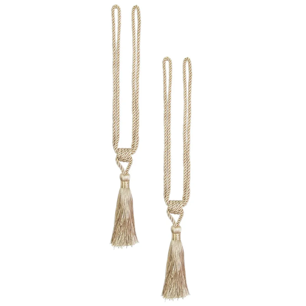 2Pcs Curtain Rope Tiebacks Vintage Polyester Decorative Holders for Sheer Thick Curtains Home Curtain Tie Rope
2Pcs Curtain Rope Tiebacks Vintage Polyester Decorative Holders for Sheer Thick Curtains Home Curtain Tie Rope