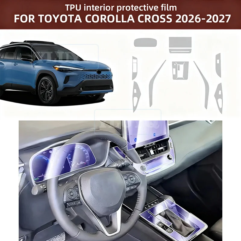 For Toyota Corolla Cross 2026 2027 Car Interior Protection Film Dashboard Screen Gear Shift Transparent Sticker Anti-scratch
For Toyota Corolla Cross 2026 2027 Car Interior Protection Film Dashboard Screen Gear Shift Transparent Sticker Anti-scratch