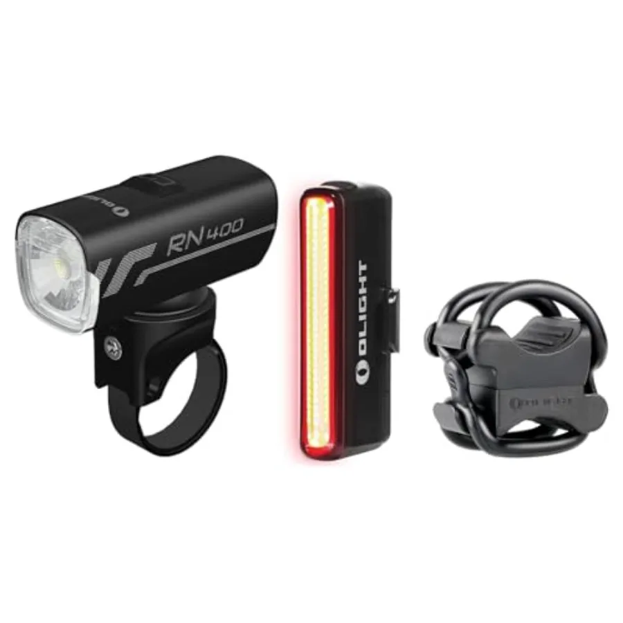 RN 400 LED Bike 400 Lumens Headlight and Seemee 30 C 30 Lm Bicycle Taillight Set Bundle with FB-1 Universal Flashlight Bike Mou
RN 400 LED Bike 400 Lumens Headlight and Seemee 30 C 30 Lm Bicycle Taillight Set Bundle with FB-1 Universal Flashlight Bike Mou