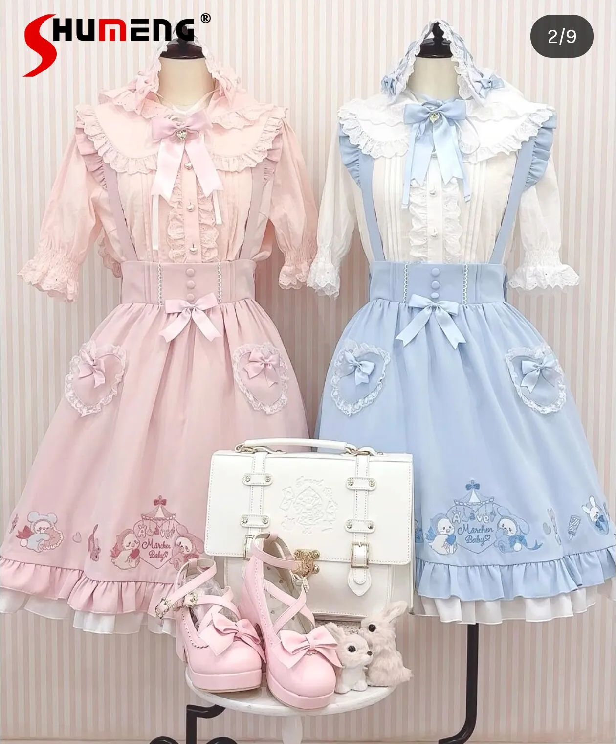 Japanese Sweet Soft Girl Rabbit Ear Hooded Bubble Sleeve Bow Heart Buckle Single-breasted Versatile Lolita Shirts Tops for Women
Japanese Sweet Soft Girl Rabbit Ear Hooded Bubble Sleeve Bow Heart Buckle Single-breasted Versatile Lolita Shirts Tops for Women