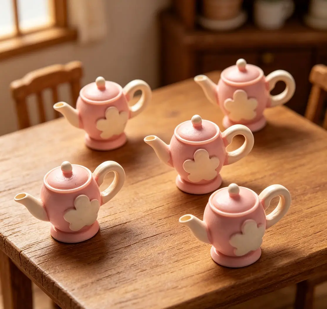 10pcs Mini Resin Teapot Figurine,Dollhouse Kitchen Accessory,DIY Craft Supplies for BJD Dolls, Decor&Pretend Play Toys
10pcs Mini Resin Teapot Figurine,Dollhouse Kitchen Accessory,DIY Craft Supplies for BJD Dolls, Decor&Pretend Play Toys
