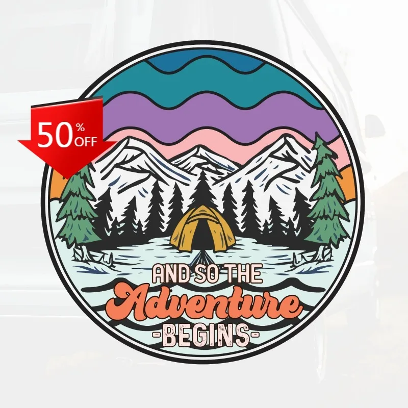 And So The Adventure Begins Sticker Car Van Camper Caravan Self Adhesive Self-Adhesive Decorative Decal
And So The Adventure Begins Sticker Car Van Camper Caravan Self Adhesive Self-Adhesive Decorative Decal