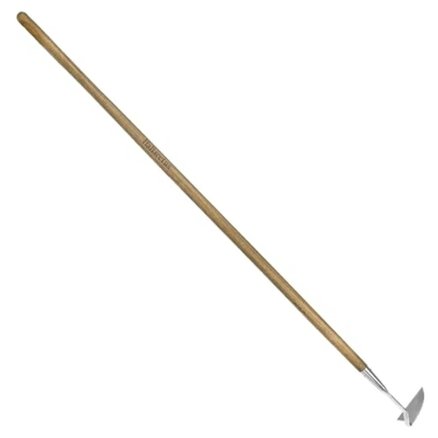 Haliaeetus Sickle Hoe, 58'' Long Handle Japanese Hand Hoe for Standing to Remove Weed, Stainless Steel Scraper Hoe, Bent Angle
Haliaeetus Sickle Hoe, 58'' Long Handle Japanese Hand Hoe for Standing to Remove Weed, Stainless Steel Scraper Hoe, Bent Angle