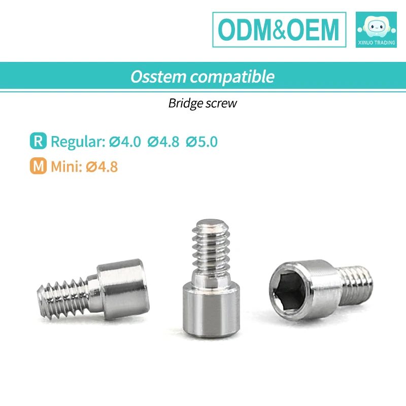 10PCS Titanium Dental Implant Bridge Screw Ti-base MUA Multi Unit Abutment for Osstem Implants High Precision & Durability
10PCS Titanium Dental Implant Bridge Screw Ti-base MUA Multi Unit Abutment for Osstem Implants High Precision & Durability