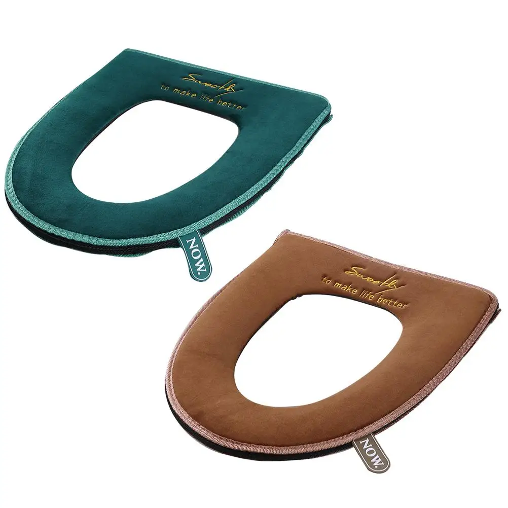 2Pcs Winter Warm Toilet Seat Cover Thickened Zipper O-Shaped Pad Soft Flannel Washable Reusable Fits Round Seats Bathroom Home
2Pcs Winter Warm Toilet Seat Cover Thickened Zipper O-Shaped Pad Soft Flannel Washable Reusable Fits Round Seats Bathroom Home
