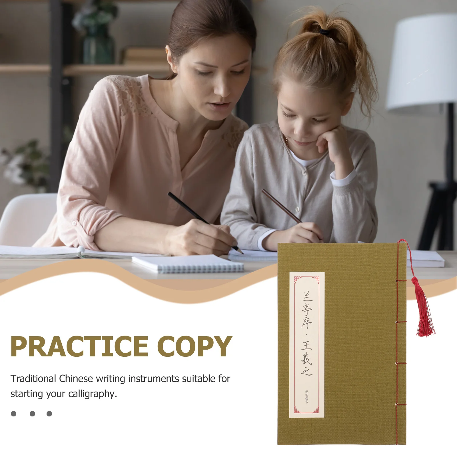 Chinese Calligraphy Copybook Traditional Handmade Paper Rounded Edges Great for Calligraphy Beginners Students Writing 
Chinese Calligraphy Copybook Traditional Handmade Paper Rounded Edges Great for Calligraphy Beginners Students Writing