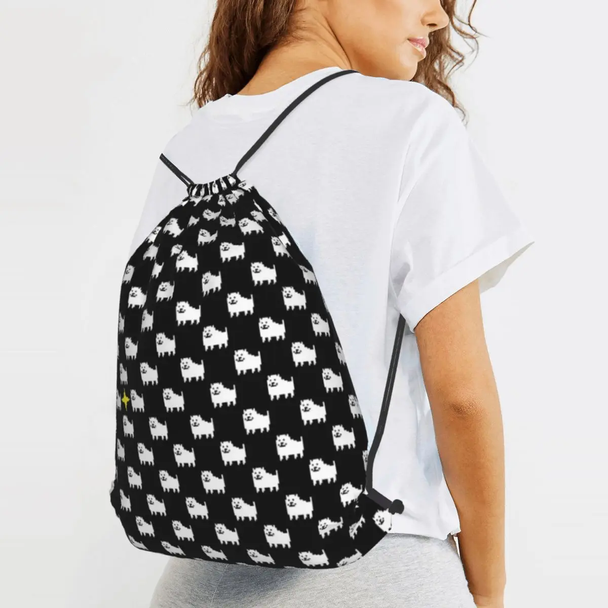 Undertale Dog Heart Backpacks Multi-function Drawstring Bundle Pocket Sports Bag Book Bags for Man Woman Students
Undertale Dog Heart Backpacks Multi-function Drawstring Bundle Pocket Sports Bag Book Bags for Man Woman Students