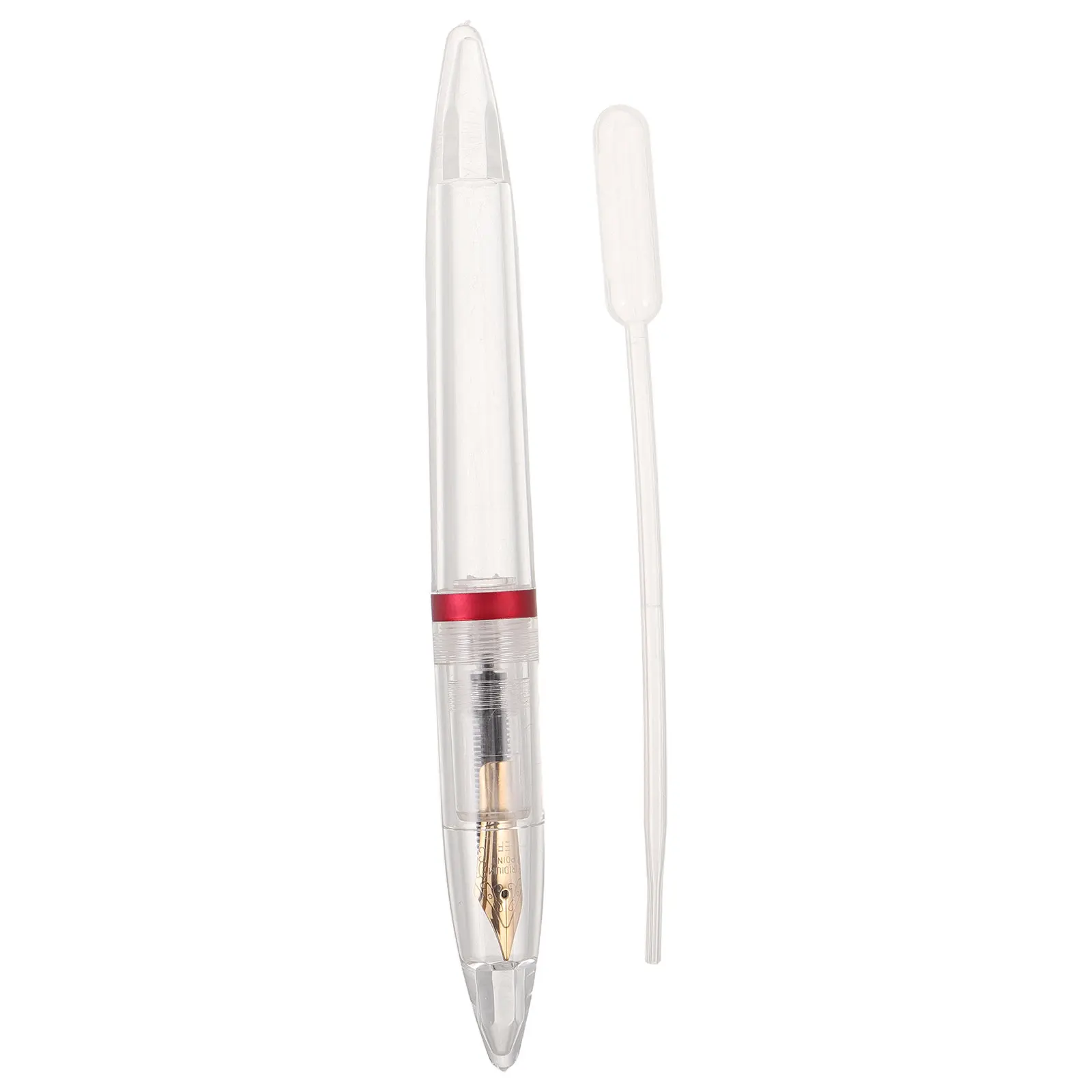 Large-Capacity Refillable Fountain Pen Transparent Acrylic Body Fine 0.5mm Nib Smooth Writing Ink Pen for Office School Art
Large-Capacity Refillable Fountain Pen Transparent Acrylic Body Fine 0.5mm Nib Smooth Writing Ink Pen for Office School Art