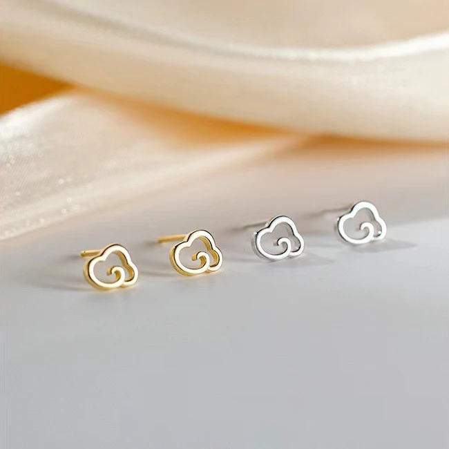 Серьги-гвоздики из настоящего серебра 925 пробы, минималистичные, в форме облака, для очаровательных женщин, милые, изысканные ювелирные изделия, геометрические, для вечеринок
Серьги-гвоздики из настоящего серебра 925 пробы, минималистичные, в форме облака, для очаровательных женщин, милые, изысканные ювелирные изделия, геометрические, для вечеринок