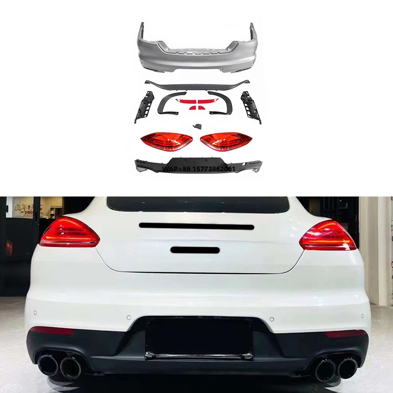 2009-2013 970.1 Upgrade 970.2 Rear Bumper Panamera Rear Lip Rear Bumper Suitable for Panamera
2009-2013 970.1 Upgrade 970.2 Rear Bumper Panamera Rear Lip Rear Bumper Suitable for Panamera