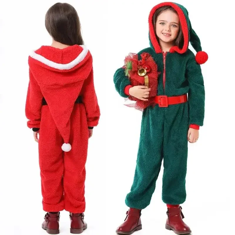 Kids Coral Velvet Christmas Onesie Costume for Party Holiday Theme Children's Outfit Size 4-14 Years
Kids Coral Velvet Christmas Onesie Costume for Party Holiday Theme Children's Outfit Size 4-14 Years