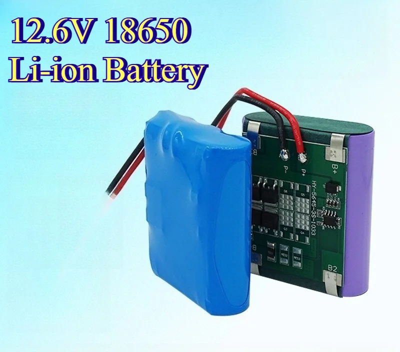 12.6V 18650 High-Power Li-ion Battery for Vacuum Cleaner Massage Gun Floor Sweeper Detector - 3S Configuration
12.6V 18650 High-Power Li-ion Battery for Vacuum Cleaner Massage Gun Floor Sweeper Detector - 3S Configuration