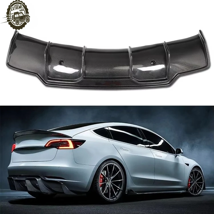 Body Kit V Style Carbon Fiber Rear Diffuser for Tesla Model 3 Sedan Exterior Parts CF Rear Bumper Diffuser Splitter 2017-2019
Body Kit V Style Carbon Fiber Rear Diffuser for Tesla Model 3 Sedan Exterior Parts CF Rear Bumper Diffuser Splitter 2017-2019