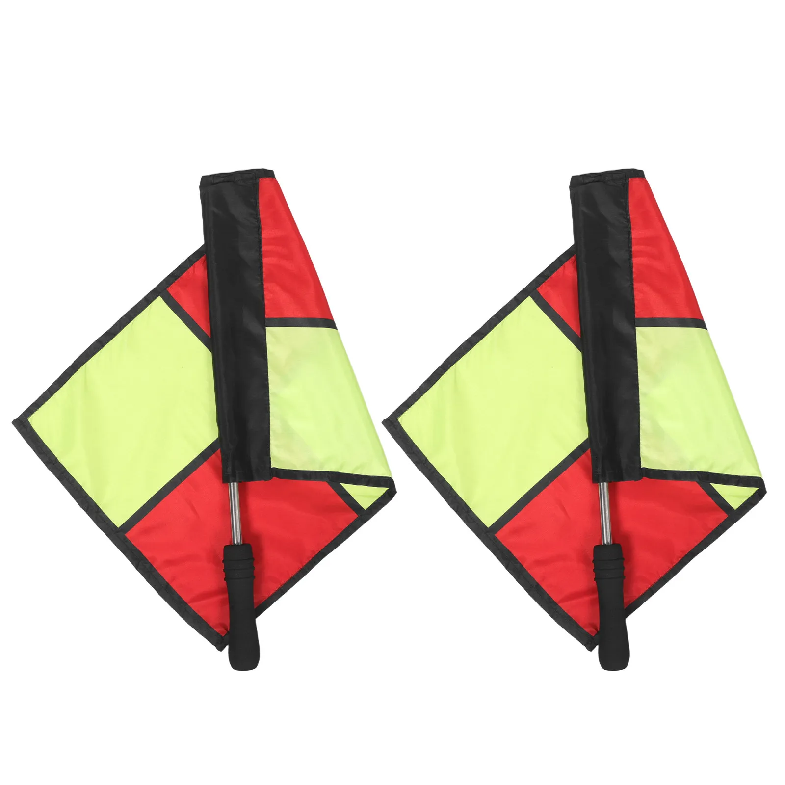 2Pcs Professional Soccer Referee Flags Checkered Design High Visibility Lightweight Ergonomic for Assistant Referees Linesmen
2Pcs Professional Soccer Referee Flags Checkered Design High Visibility Lightweight Ergonomic for Assistant Referees Linesmen