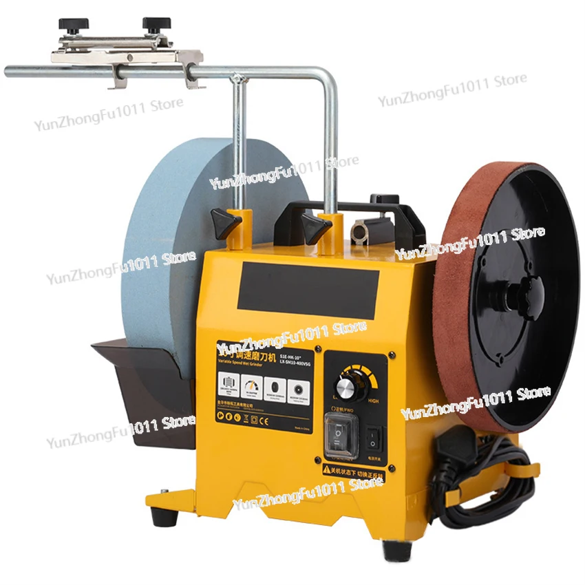 Speed Controlled Sharpening Machine Knife Sharpener Bench Grinder Machine 10 Inch Wet Dry Dual-use Sharpening Machine 220-240V
Speed Controlled Sharpening Machine Knife Sharpener Bench Grinder Machine 10 Inch Wet Dry Dual-use Sharpening Machine 220-240V