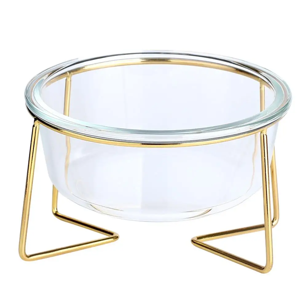 Glass Pet Bowl High Base Feeder Feeding Dog Food Container Cat Supply Bowls for Small Dogs
Glass Pet Bowl High Base Feeder Feeding Dog Food Container Cat Supply Bowls for Small Dogs