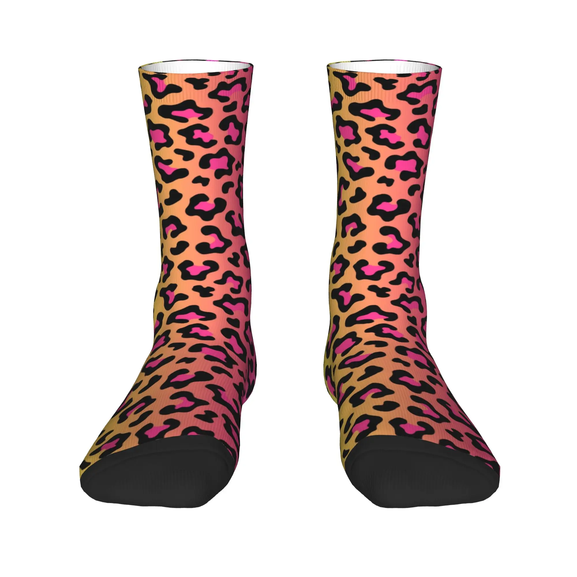 Fun Printing Rainbow Leopard Animal Print Socks for Men Women Stretch Summer Autumn Winter Crew Socks
Fun Printing Rainbow Leopard Animal Print Socks for Men Women Stretch Summer Autumn Winter Crew Socks