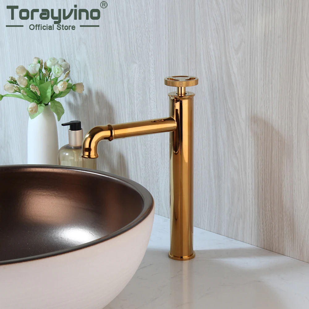 Torayvino Gold Industrial Pipe Bathroom Faucet Deck Mounted Basin Sink Faucets Matte Black Single Hole & Handle Mixer Water Tap
Torayvino Gold Industrial Pipe Bathroom Faucet Deck Mounted Basin Sink Faucets Matte Black Single Hole & Handle Mixer Water Tap