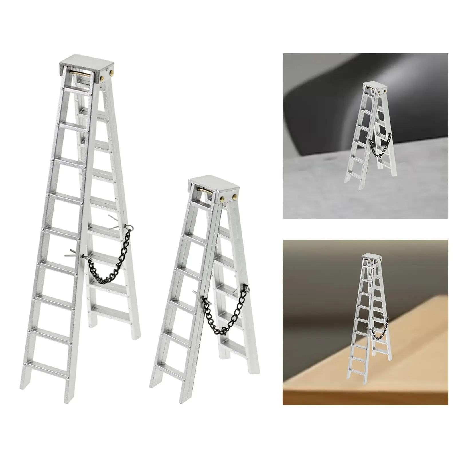 Simulation Folding Ladder RC Ladder Decor Mini Stairs Tiny Ladder Stairs Decor 1/10 RC Car Accessory for Axial SCX10 90046
Simulation Folding Ladder RC Ladder Decor Mini Stairs Tiny Ladder Stairs Decor 1/10 RC Car Accessory for Axial SCX10 90046