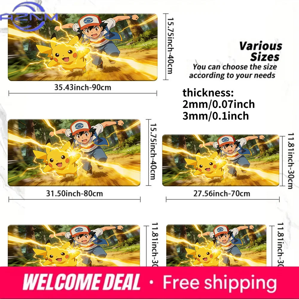Ash Snorlax Psyduck Capybara Underpass Scenery Large Gaming Mouse Pad Non-Slip Rubber Washable Desk Mat
Ash Snorlax Psyduck Capybara Underpass Scenery Large Gaming Mouse Pad Non-Slip Rubber Washable Desk Mat