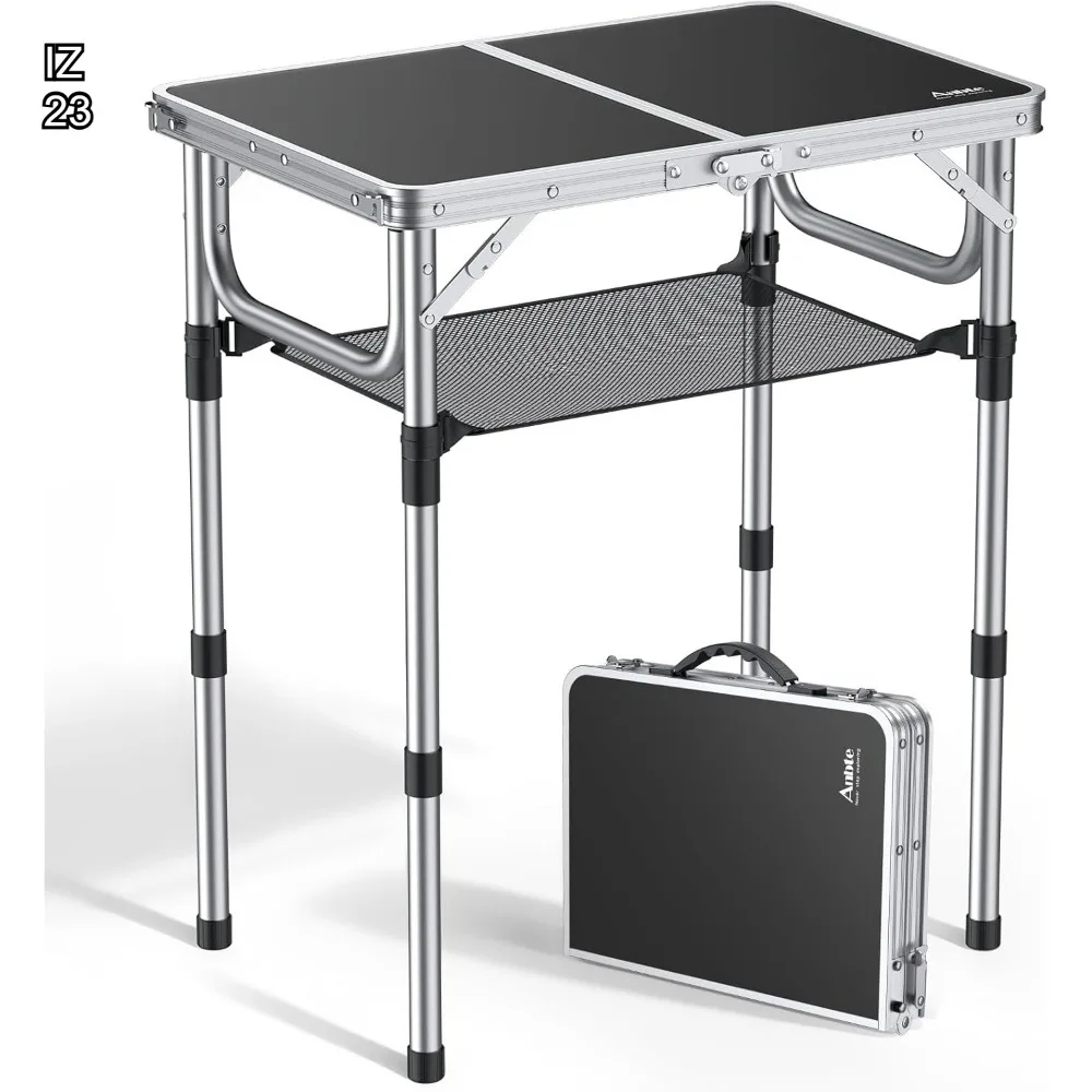 24x16 Inch Adjustable Height Folding Camping Table, Lightweight Portable Aluminum for Outdoor Picnic BBQ
24x16 Inch Adjustable Height Folding Camping Table, Lightweight Portable Aluminum for Outdoor Picnic BBQ