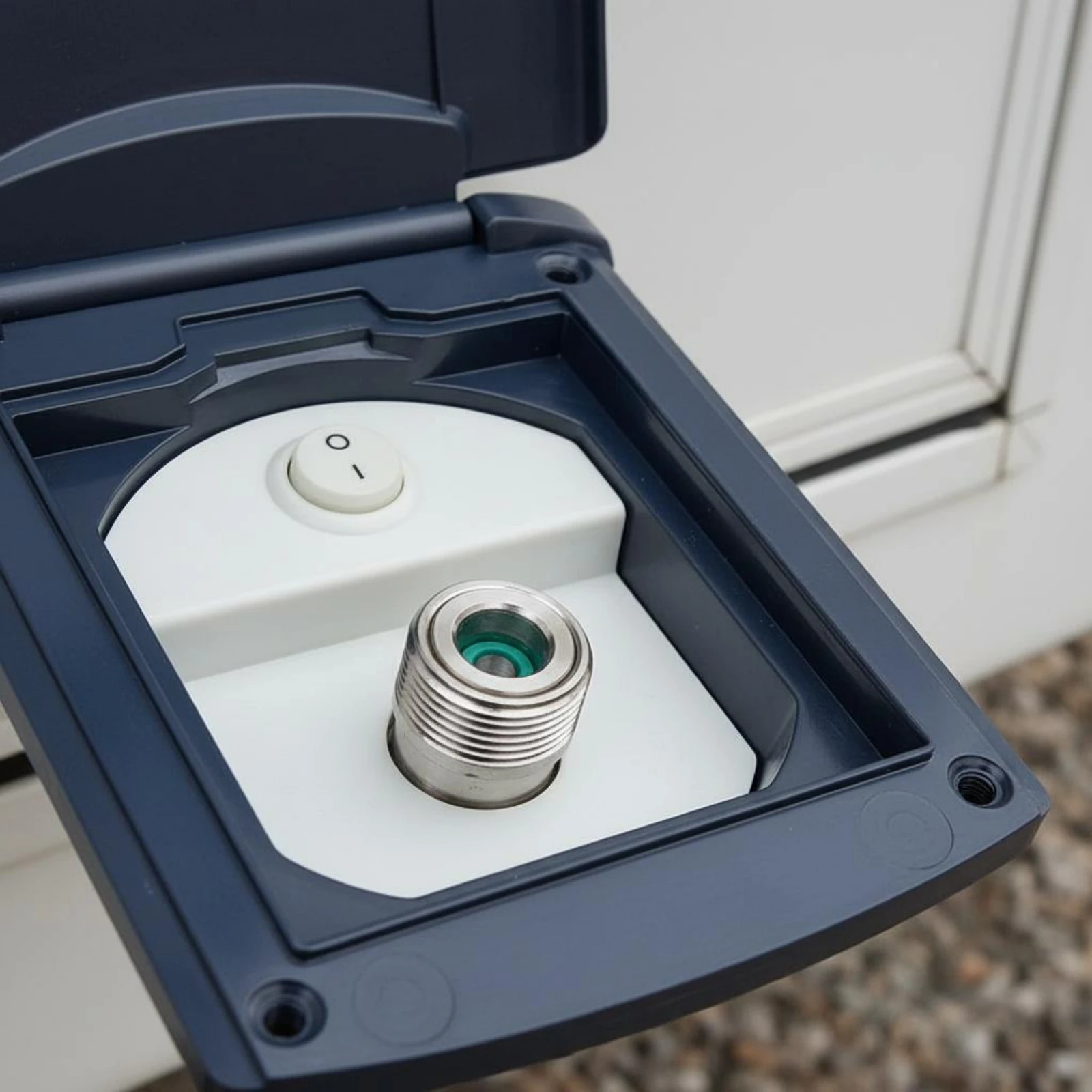 RV External Water Inlet Box IP44 Waterproof Recreational Vehicle Water Fill Cover Exterior RV Shower Point Box Secure Lid
RV External Water Inlet Box IP44 Waterproof Recreational Vehicle Water Fill Cover Exterior RV Shower Point Box Secure Lid