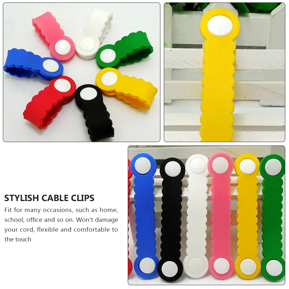 12 Pcs Earphones Headphone Wire Wrapping Organizer Flexible Cord Organizers Data Line Cable Wrappers DIY Accessories Colorful 
12 Pcs Earphones Headphone Wire Wrapping Organizer Flexible Cord Organizers Data Line Cable Wrappers DIY Accessories Colorful