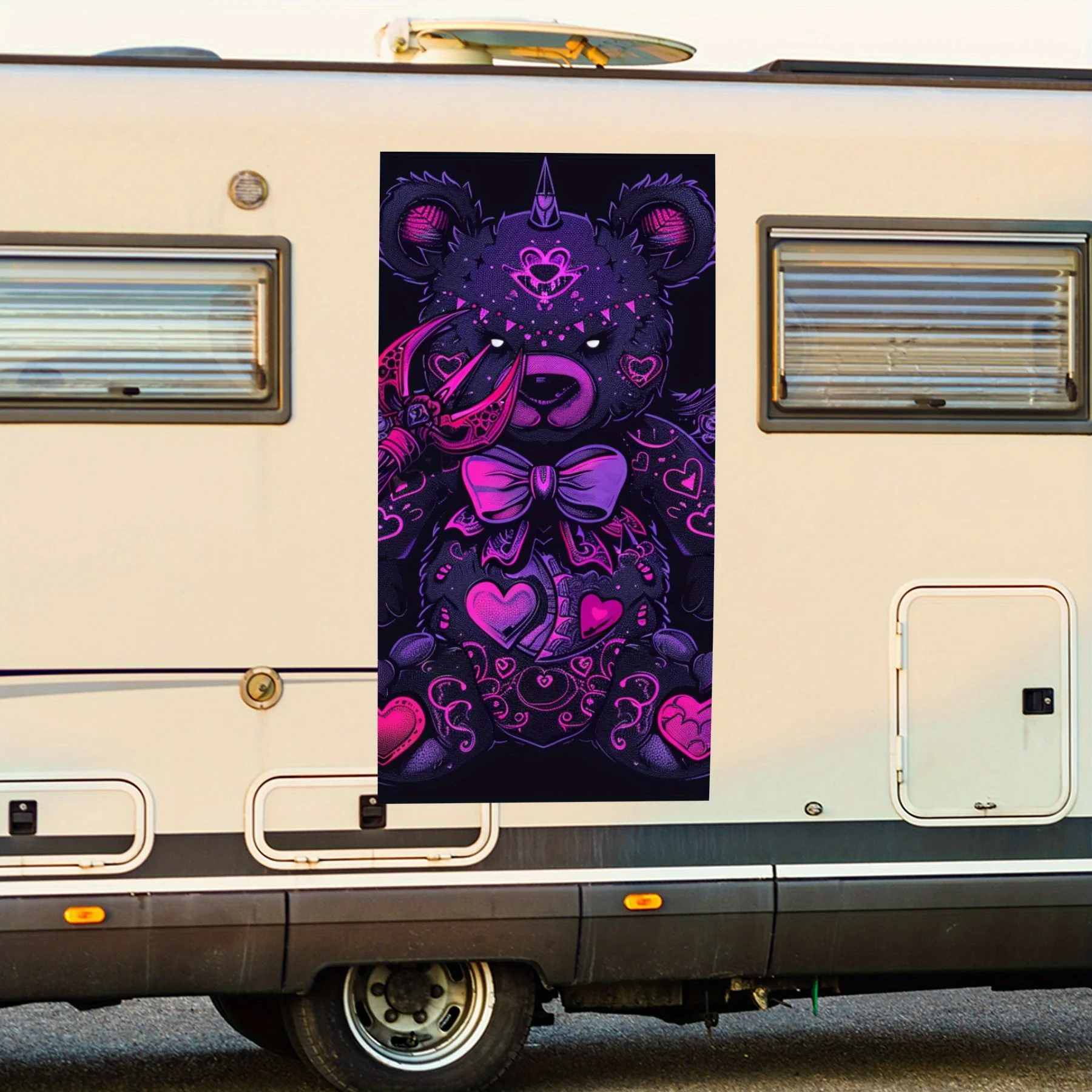 Gothic Teddy Bear Dark ArtCar Sticker,Vinyl decal on the side of the motor home, waterproof self-adhesive vinyl sticker on the s
Gothic Teddy Bear Dark ArtCar Sticker,Vinyl decal on the side of the motor home, waterproof self-adhesive vinyl sticker on the s