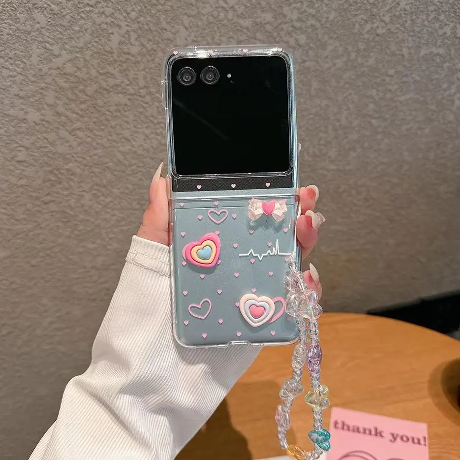 Transparent Pattern Phone Case For Motorola Moto Razr 40 50 Ultra Love Bracelet PC Protection Hard Shell Back Cover
Transparent Pattern Phone Case For Motorola Moto Razr 40 50 Ultra Love Bracelet PC Protection Hard Shell Back Cover