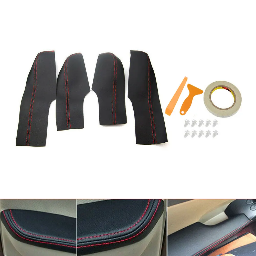 4 Door Car Microfiber Leather Handle Panel Armrest Cover Trim Protective with Mount Fittings For Honda Civic 8th Gen 2006-2011
4 Door Car Microfiber Leather Handle Panel Armrest Cover Trim Protective with Mount Fittings For Honda Civic 8th Gen 2006-2011