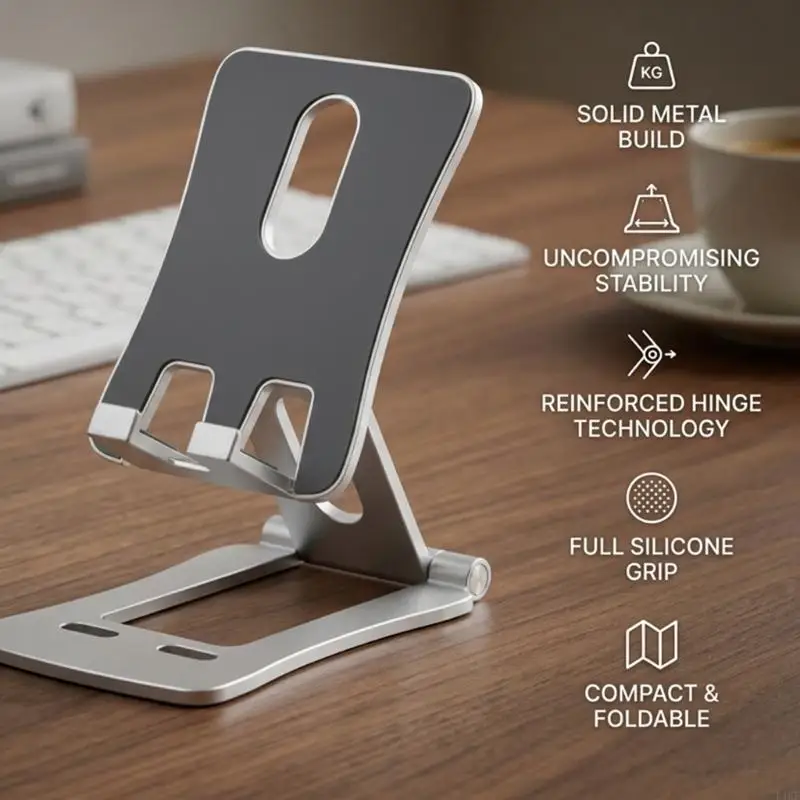 Foldable Aluminum Stand With Height And Tilts Adjustment Perfect For Office Home Study Or Travel Use K1KF
Foldable Aluminum Stand With Height And Tilts Adjustment Perfect For Office Home Study Or Travel Use K1KF