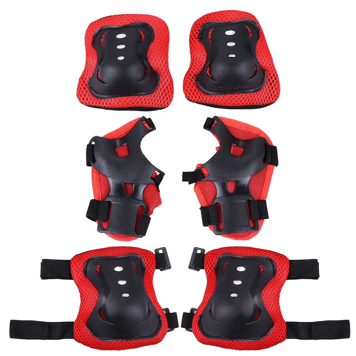 6 Pcs Knee Pad Pads Set Protective Gear Adult Kids and Elbow Bike Black for Child
6 Pcs Knee Pad Pads Set Protective Gear Adult Kids and Elbow Bike Black for Child