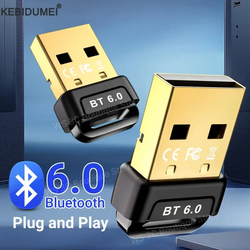 Новый адаптер Bluetooth 6,0, мини-USB, беспроводная музыка для ПК/ноутбука, драйвер, бесплатный приемник Plug and Play, передатчик для Win8.1/10/11
Новый адаптер Bluetooth 6,0, мини-USB, беспроводная музыка для ПК/ноутбука, драйвер, бесплатный приемник Plug and Play, передатчик для Win8.1/10/11