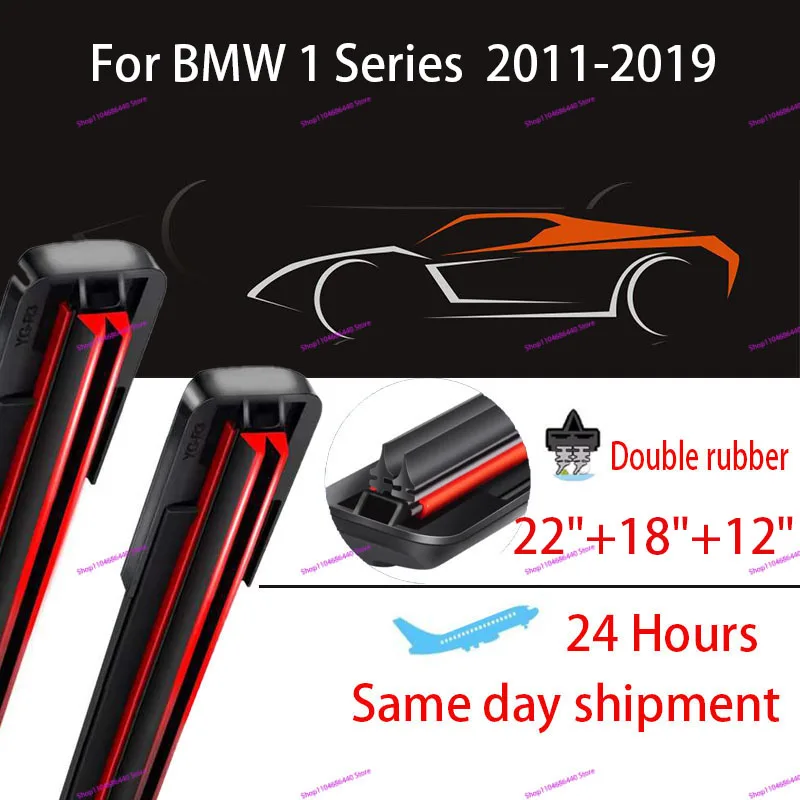 Front Rear Double rubber Wiper Blades Set For BMW 1 Series F20 F21 114i 116i 118i 120i 125i M135i M140i 116d 118d 125d 2011-2019
Front Rear Double rubber Wiper Blades Set For BMW 1 Series F20 F21 114i 116i 118i 120i 125i M135i M140i 116d 118d 125d 2011-2019