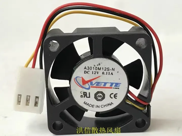 Free shipping original A3010M12S-N 12V 0.11A 3cm 30 * 10MM 3-wire silent fan
Free shipping original A3010M12S-N 12V 0.11A 3cm 30 * 10MM 3-wire silent fan