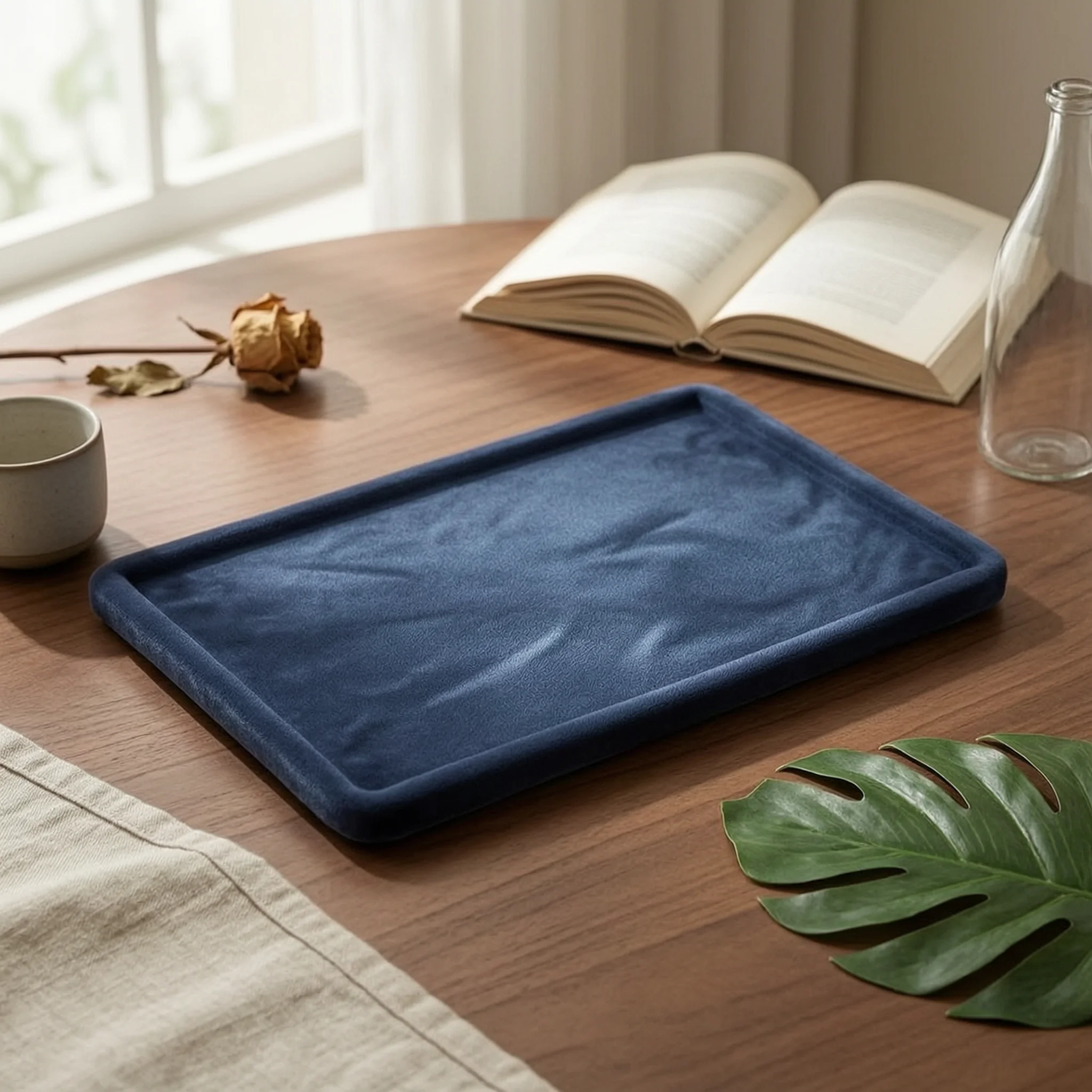 Velvet Jewelry Tray Large Jewelry Display Tray Scratch-Resistant Elegant for Jewelers, Dressing Table, Countertop
Velvet Jewelry Tray Large Jewelry Display Tray Scratch-Resistant Elegant for Jewelers, Dressing Table, Countertop