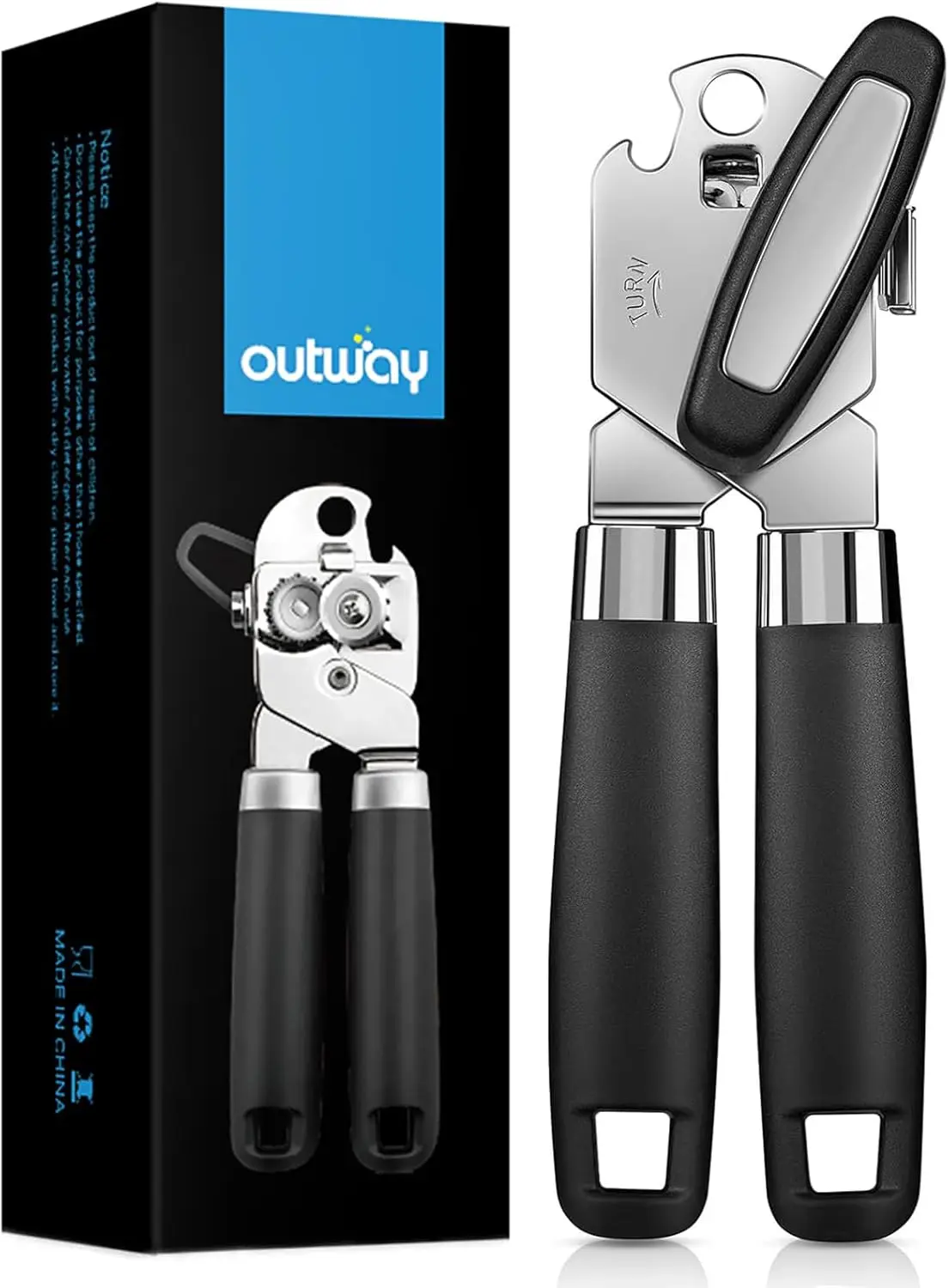 3-in-1 Manual Can Opener with Bottle Opener, Durable Stainless Steel for Kitchen Use, Smooth Edge Safe for Seniors
3-in-1 Manual Can Opener with Bottle Opener, Durable Stainless Steel for Kitchen Use, Smooth Edge Safe for Seniors