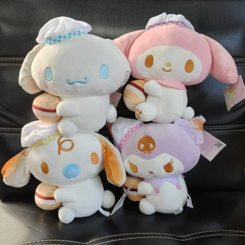 Sanrio Cinnamoroll Melody Kuromi Bread Chef Series мультяшная плюшевая игрушка мягкая декоративная подушка украшение комнаты кукла подарки для детей
Sanrio Cinnamoroll Melody Kuromi Bread Chef Series мультяшная плюшевая игрушка мягкая декоративная подушка украшение комнаты кукла подарки для детей