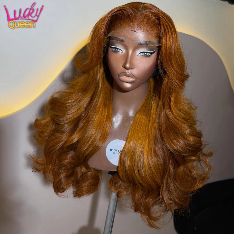 Ginger Orange Colored 14A Upgrade Real Human Hair Wig 13x6 13x4 HD Lace Front Human Wig For Women Pre Plucked Body Wave Glueless
Ginger Orange Colored 14A Upgrade Real Human Hair Wig 13x6 13x4 HD Lace Front Human Wig For Women Pre Plucked Body Wave Glueless