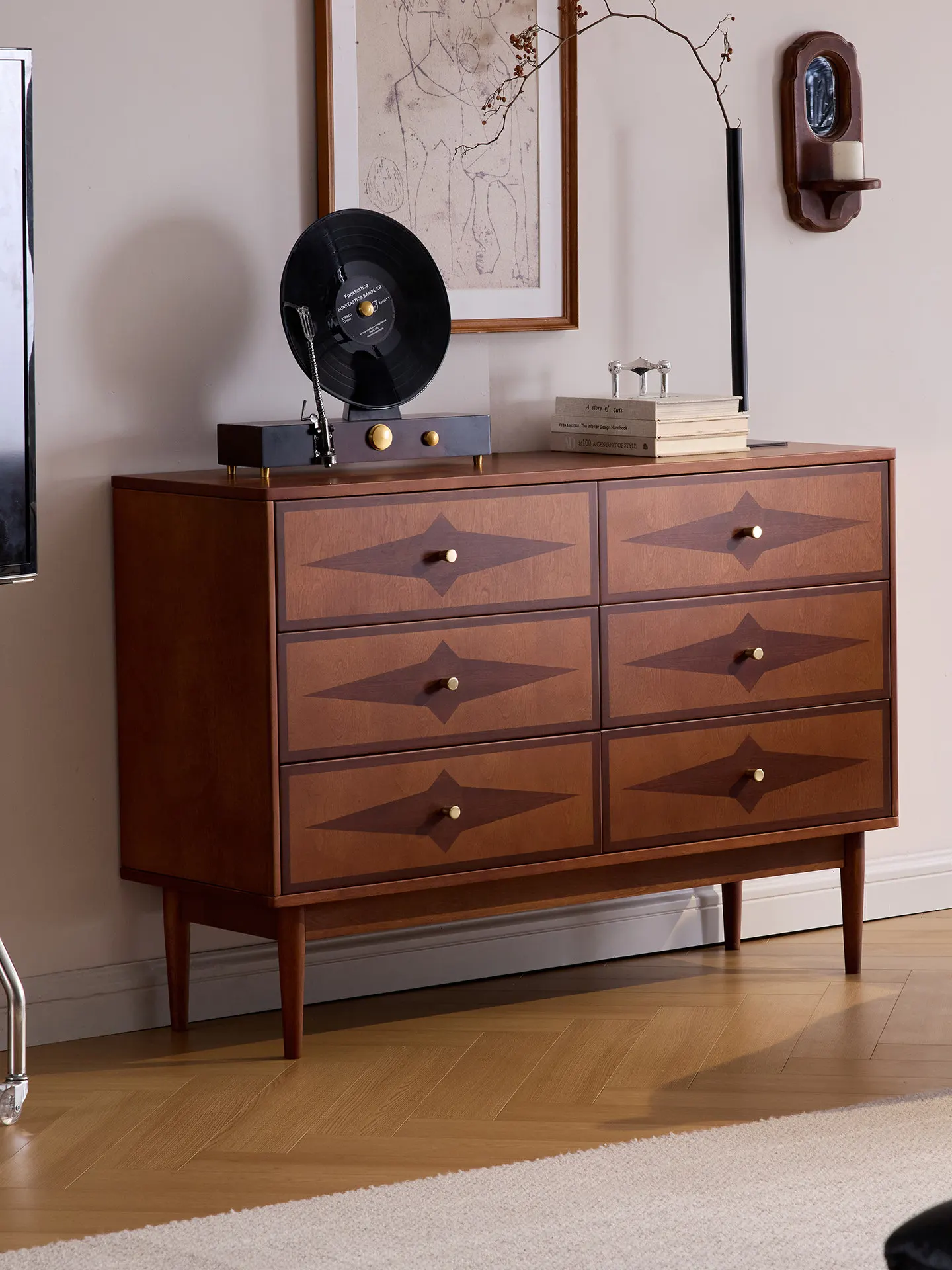 PYJ medieval style solid wood storage living room bedroom against the wall retro bedside drawer vertical cabinet
PYJ medieval style solid wood storage living room bedroom against the wall retro bedside drawer vertical cabinet