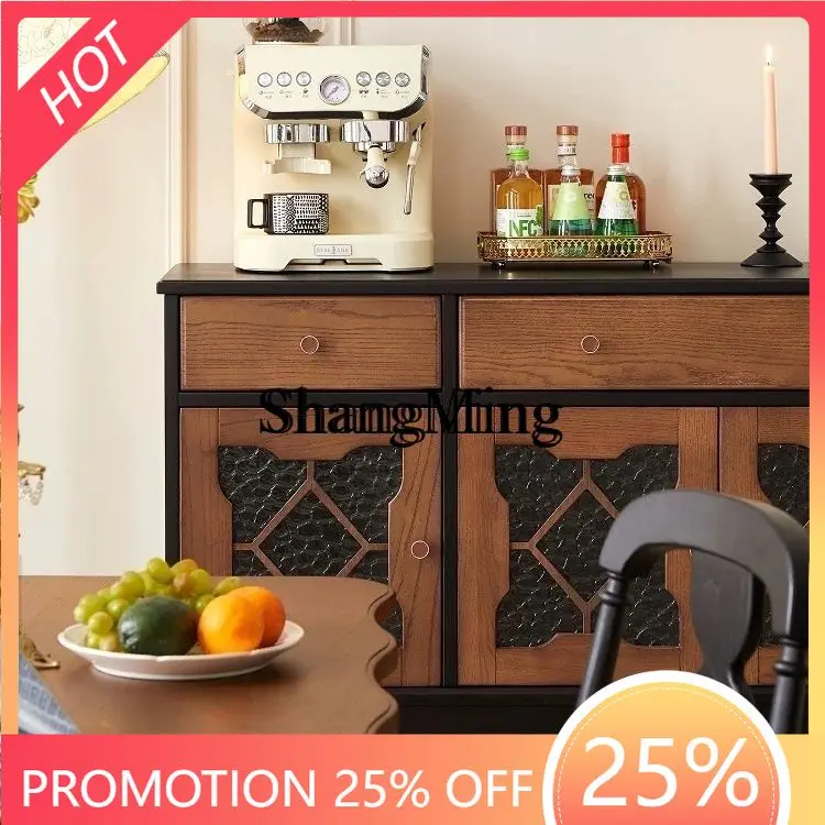 FG retro solid wood dining side wall partition living room locker storage tea antique door cabinet
FG retro solid wood dining side wall partition living room locker storage tea antique door cabinet