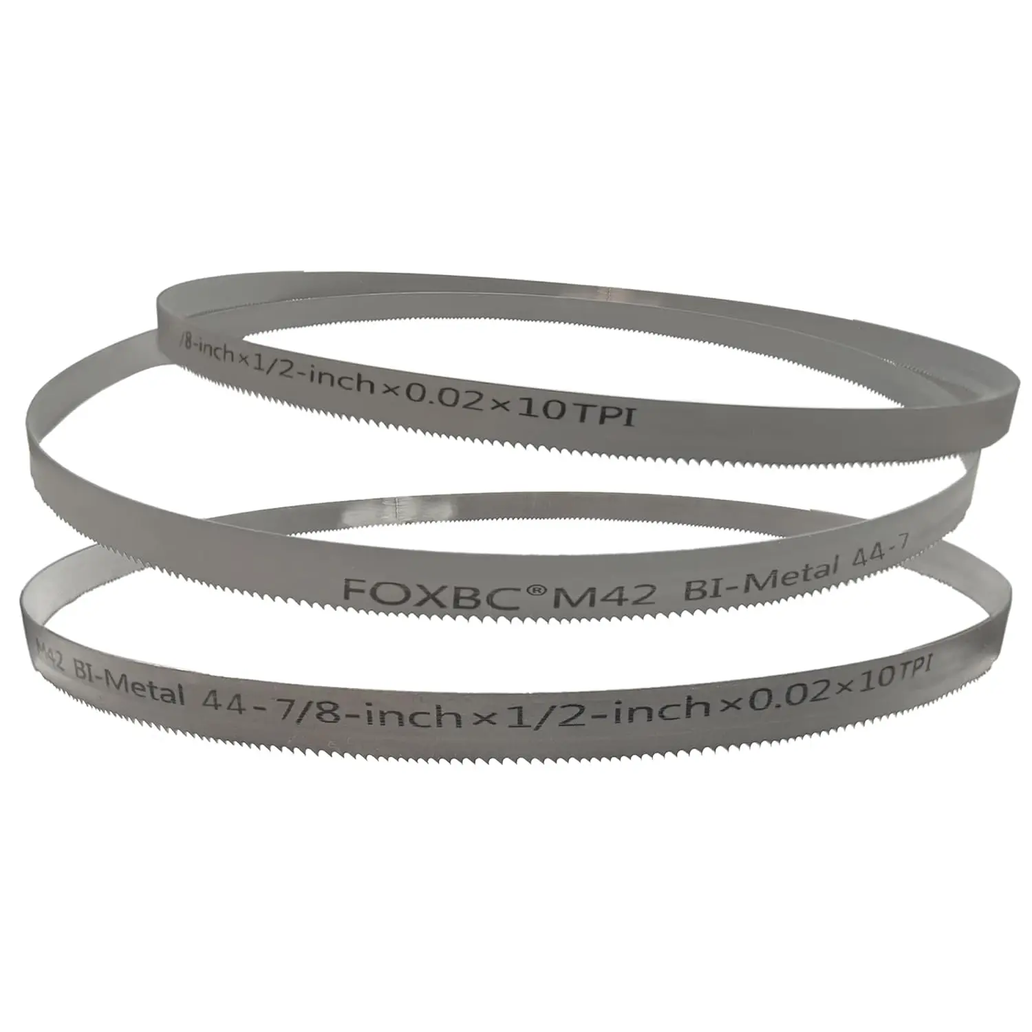 44-7/8" Bandsaw Blades 10 TPI, Replacement for Milwaukee 48-39-0501, DeWalt Portable Band Saw, 3-Pack
44-7/8" Bandsaw Blades 10 TPI, Replacement for Milwaukee 48-39-0501, DeWalt Portable Band Saw, 3-Pack