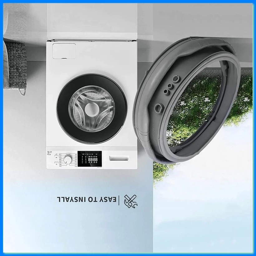 Drum Washing Machine Door Seal Washer Door Gasket Compatible with for MDS47123601 AP4998888 PS3535209-A75P
Drum Washing Machine Door Seal Washer Door Gasket Compatible with for MDS47123601 AP4998888 PS3535209-A75P