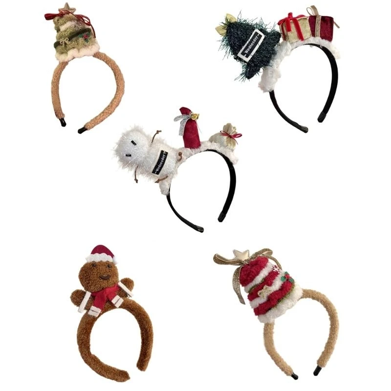 Christmas Hairband Bear/Snowman Hairhoop Theme Event Headband for Parents and Kids Holiday Celebration Party Supply Y166
Christmas Hairband Bear/Snowman Hairhoop Theme Event Headband for Parents and Kids Holiday Celebration Party Supply Y166