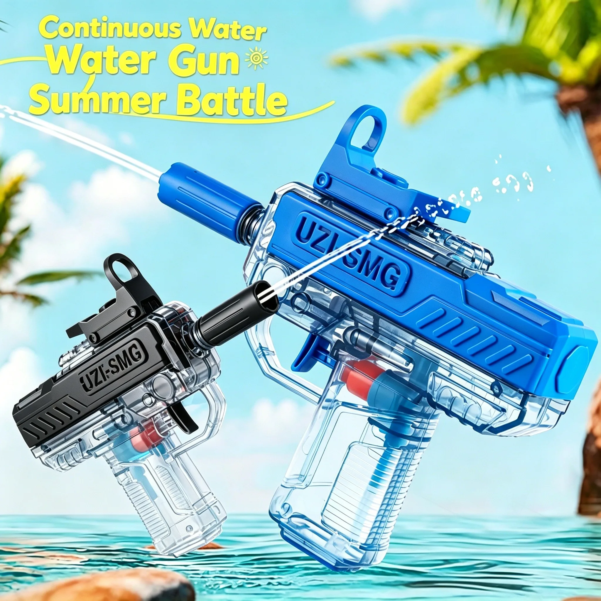 Novelty UZI Water Gun Manual High Pressure Auto Slide Bore Water Blaster Summer Beach Pool Fight Toy Gift for Kids Adults Party
Novelty UZI Water Gun Manual High Pressure Auto Slide Bore Water Blaster Summer Beach Pool Fight Toy Gift for Kids Adults Party
