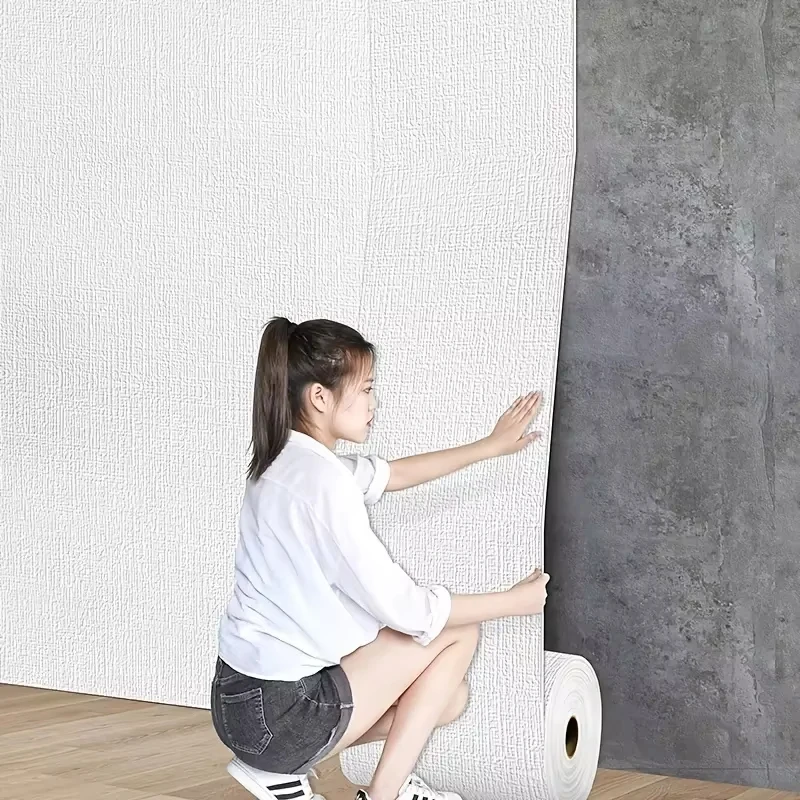 2.8/10m 3D Thicken Self-adhesive Thermal Insulation Wallpaper Linen Plain Color Decor Wall Stickers Renovation Anti-collision
2.8/10m 3D Thicken Self-adhesive Thermal Insulation Wallpaper Linen Plain Color Decor Wall Stickers Renovation Anti-collision
