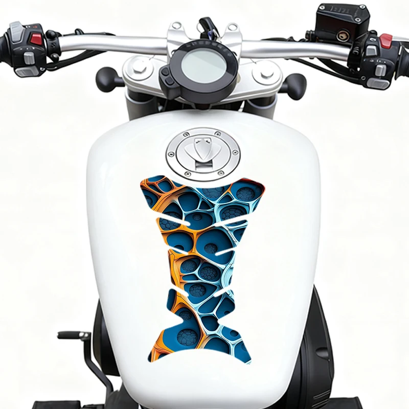 2 pieces per set motorcycle fuel tank sticker Honeycomb Texture Anti-scratch film material protection sticker vinyl
2 pieces per set motorcycle fuel tank sticker Honeycomb Texture Anti-scratch film material protection sticker vinyl